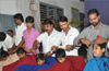 An I-Day hair cut for students of Bikarnakatte Govt School!